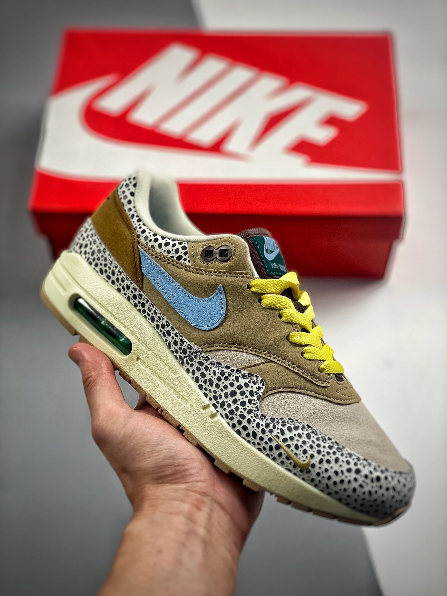 Nike Air Max 1 Safari CobblestoneWorn Blue-Limestone DV3027-001 5339939