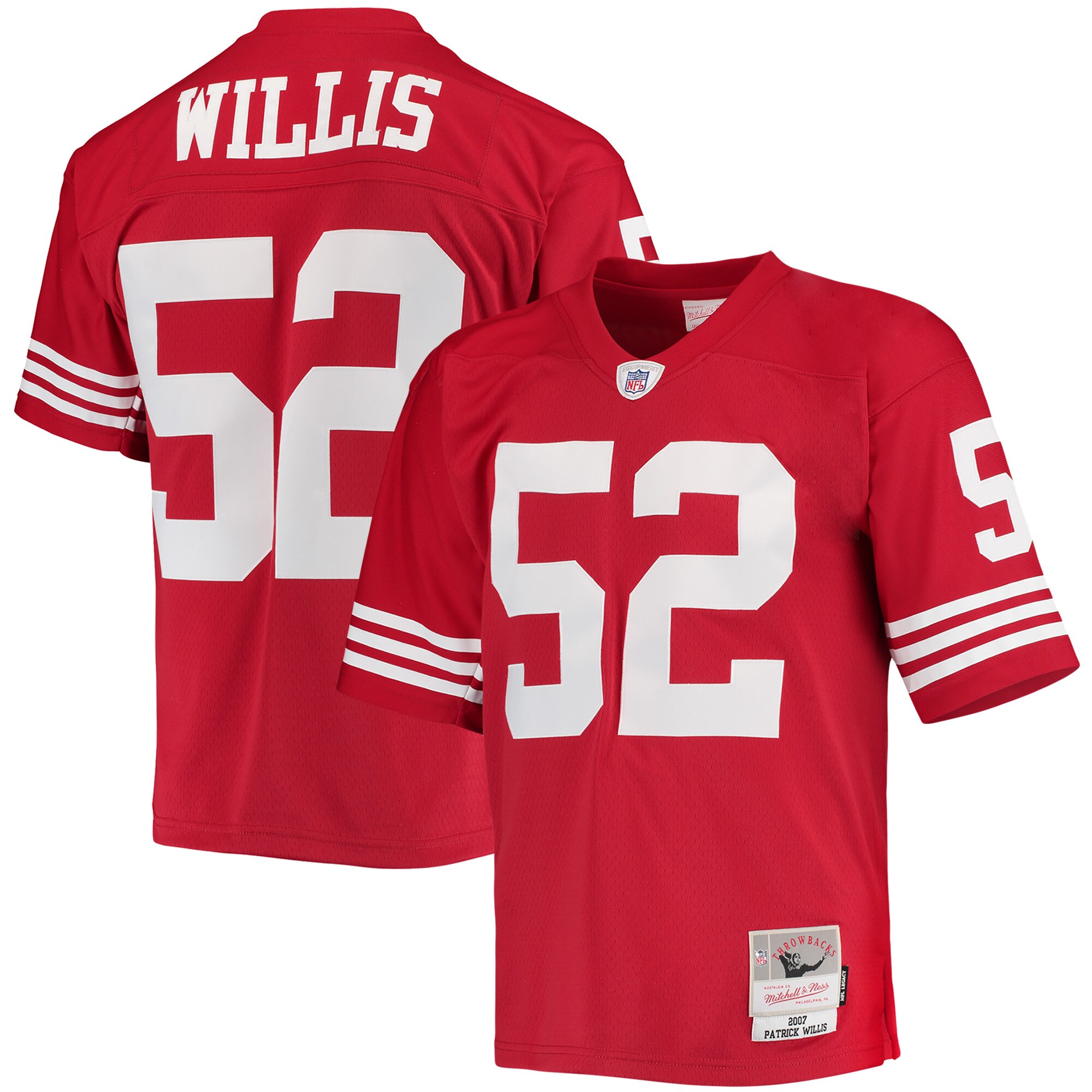 Patrick Willis San Francisco 49ers Mitchell & Ness Legacy Replica Jersey – Scarlet