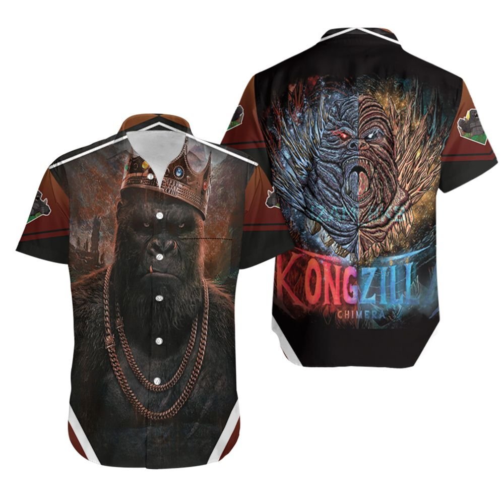 King Kong I Am The King Of The World Godzilla Vs Kong Hawaiian Shirt