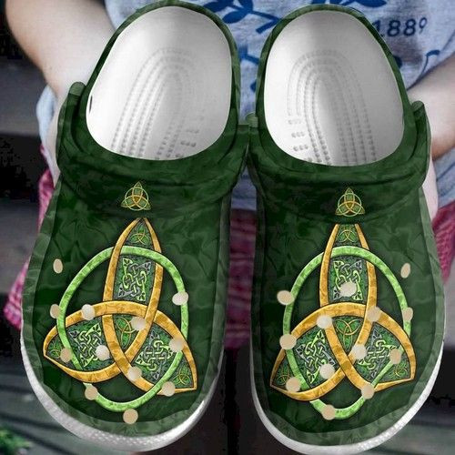 St Patricks Day Irish Shamrock Celtics Crocband Shoes