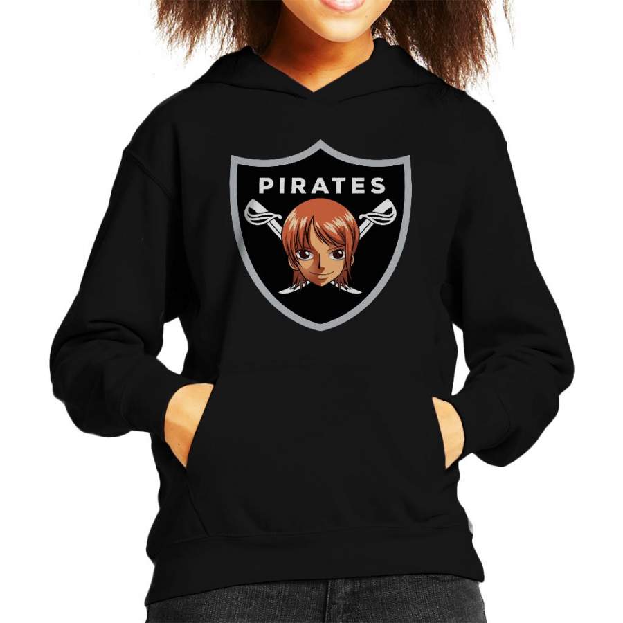 One Piece Nami Raiders Logo Kid’s Hooded Sweatshirt