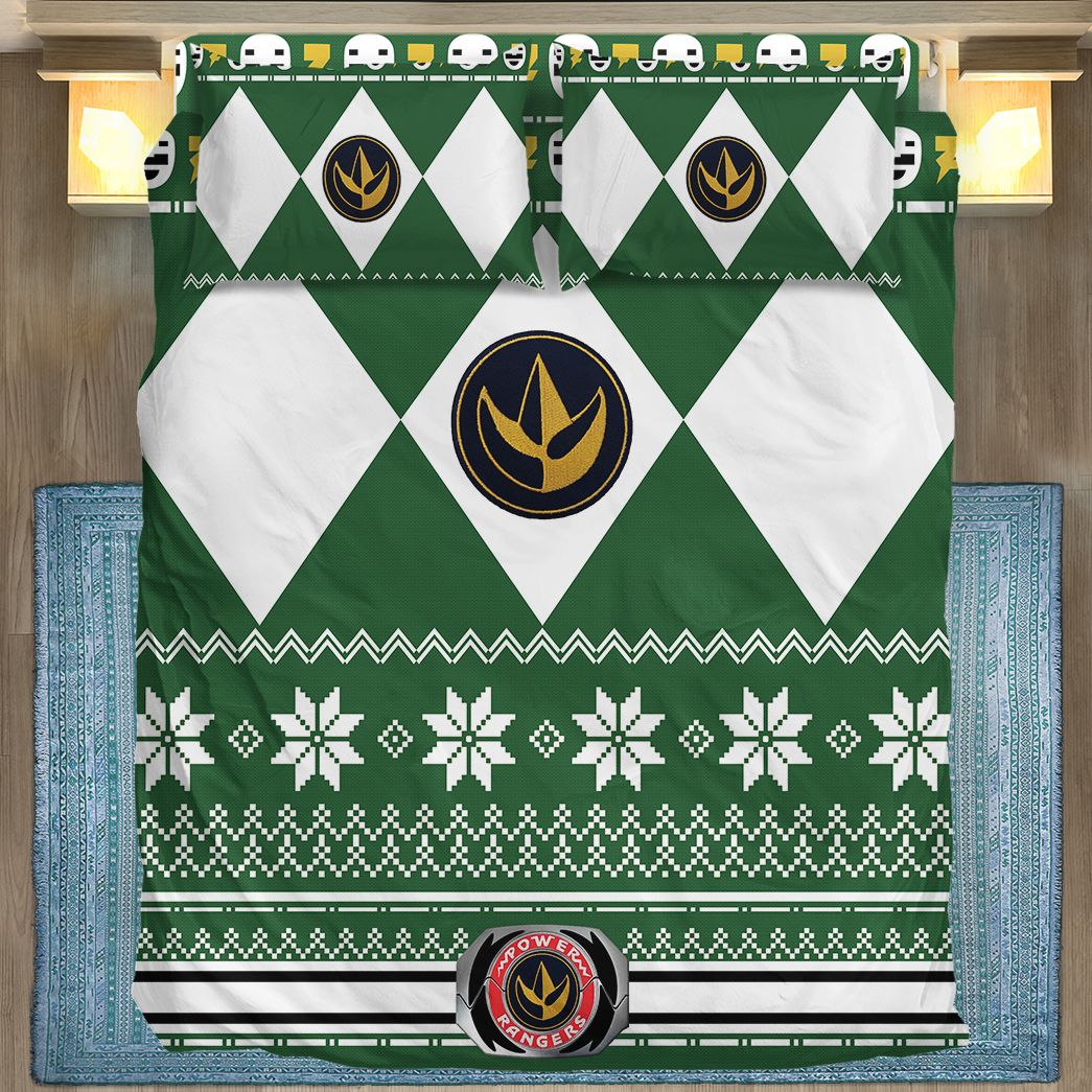 Casespring 3D Green Power Ranger Custom Bedding Set