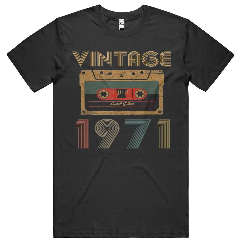 50 Years Old Vintage 1971 Made In 1971 Best Of 50th Birthday Unisex Shirt