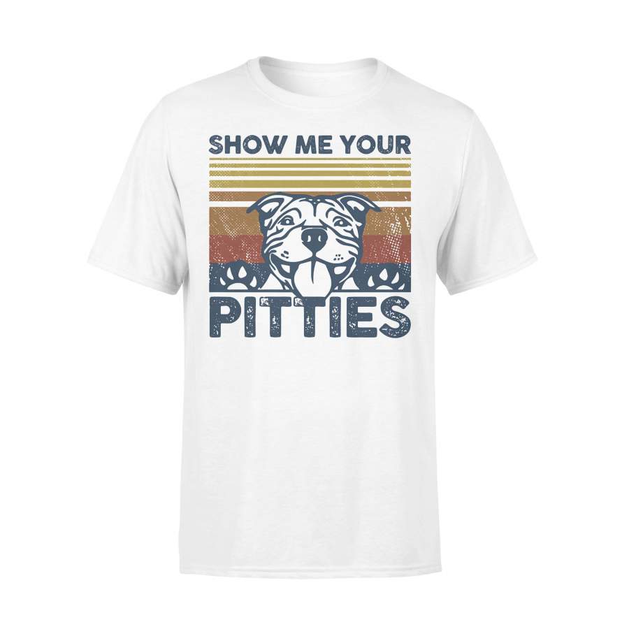 Show Me Your Pitties Pitbull Vintage T-shirt