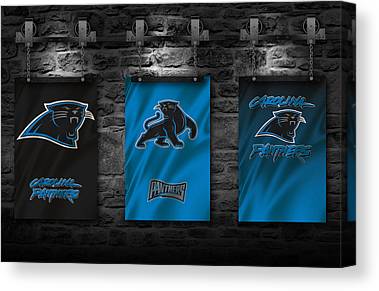 33 Carolina Panthers Joe Hamilton Canvas Print