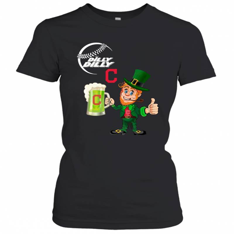 Cleveland Indians Dilly Dilly Saint Patrick Day Women’s T-Shirt