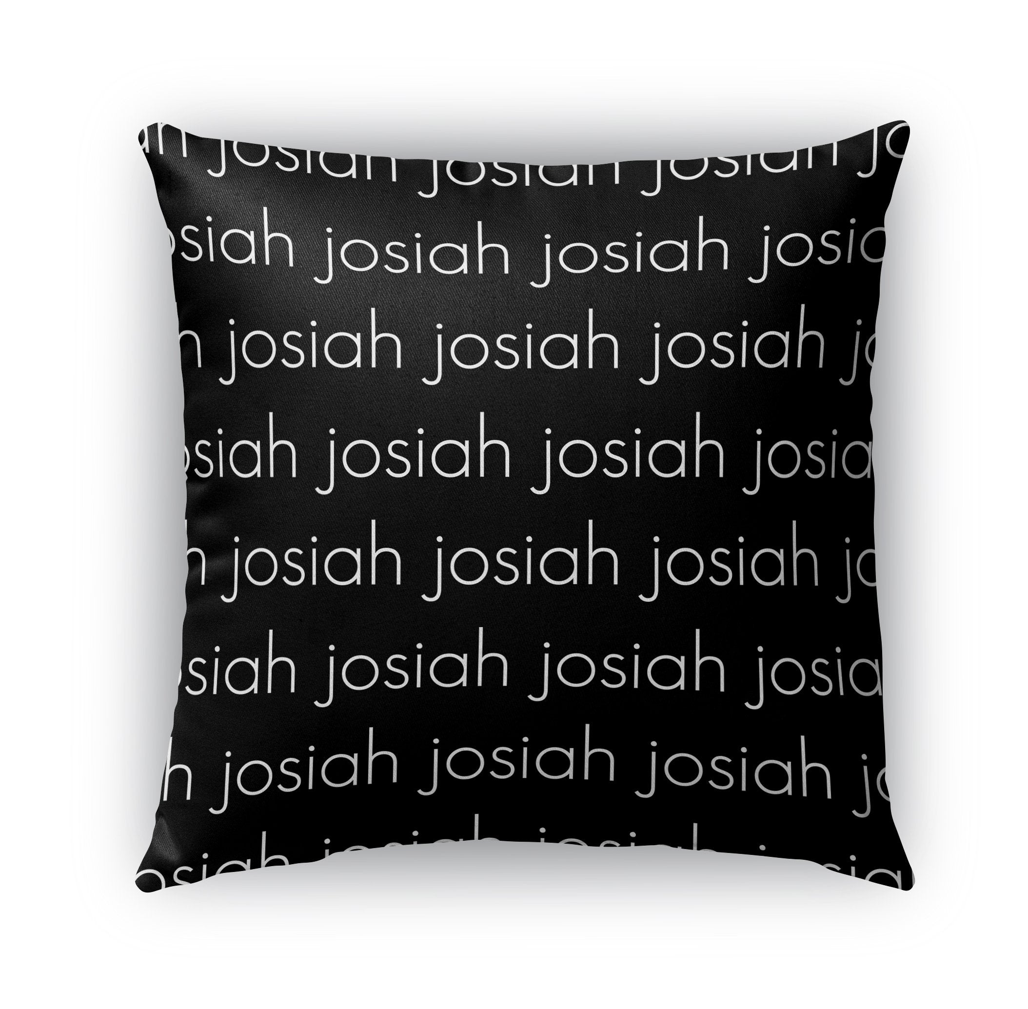 PERSONALIZED NAME THROW PILLOW – LIGHT (COVER ONLY)