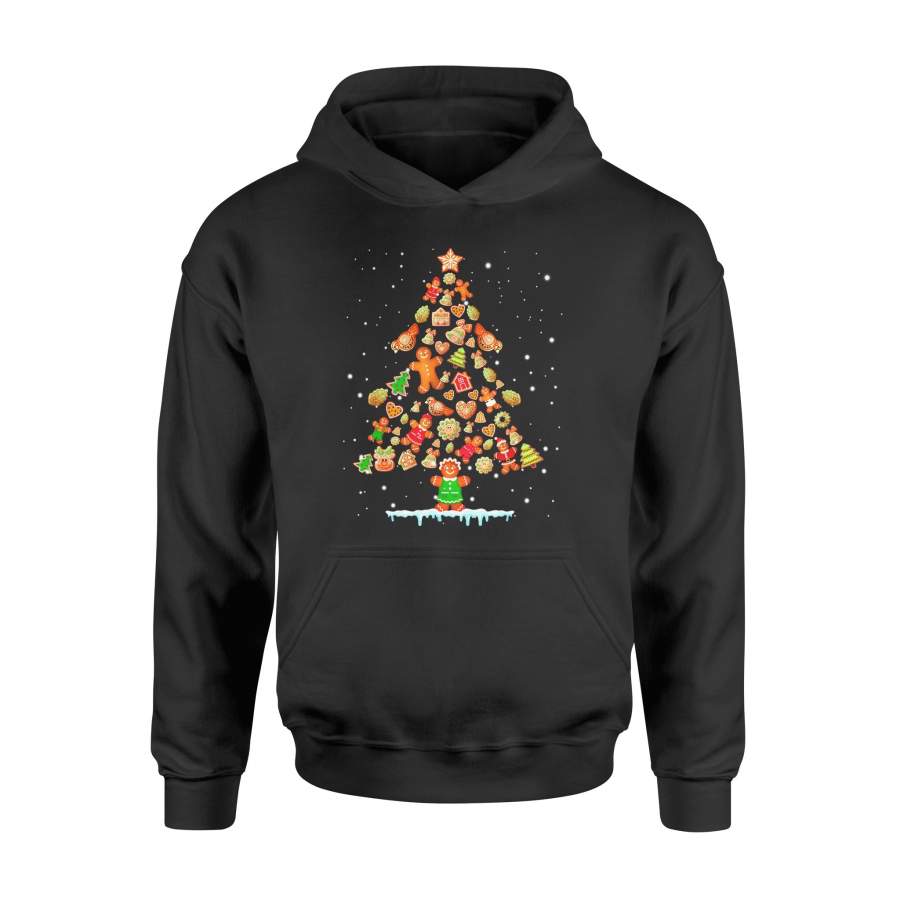Christmas gift idea Gingerbread Man Xmas Tree Gingerbread Decor T-Shirt – Standard Hoodie