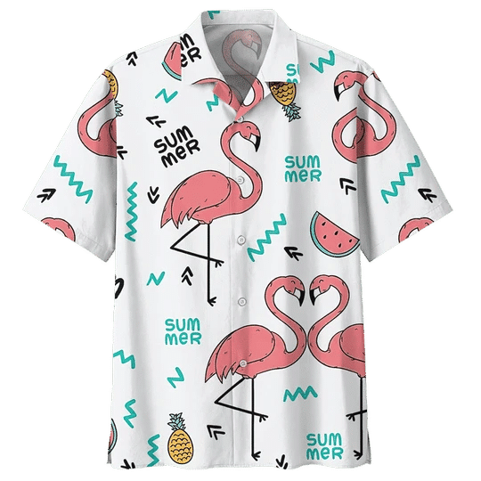 Flamingo Hawaii Shirt For Summer Gift Him Ha33970