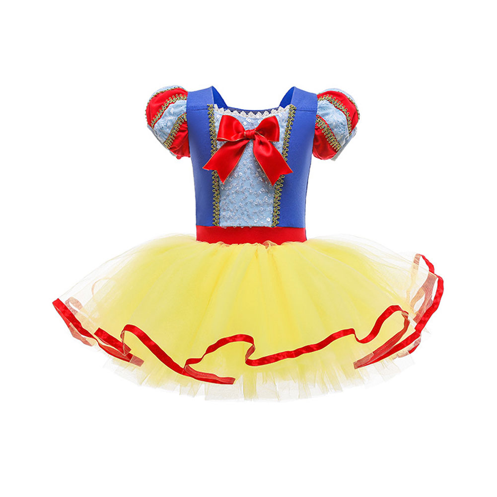 Summer Girls Ballet Tutus Children Clothing Princess Dress Cosplay Dance Wears Wedding Birthday Party Dress Snow White 2-8 Years alx