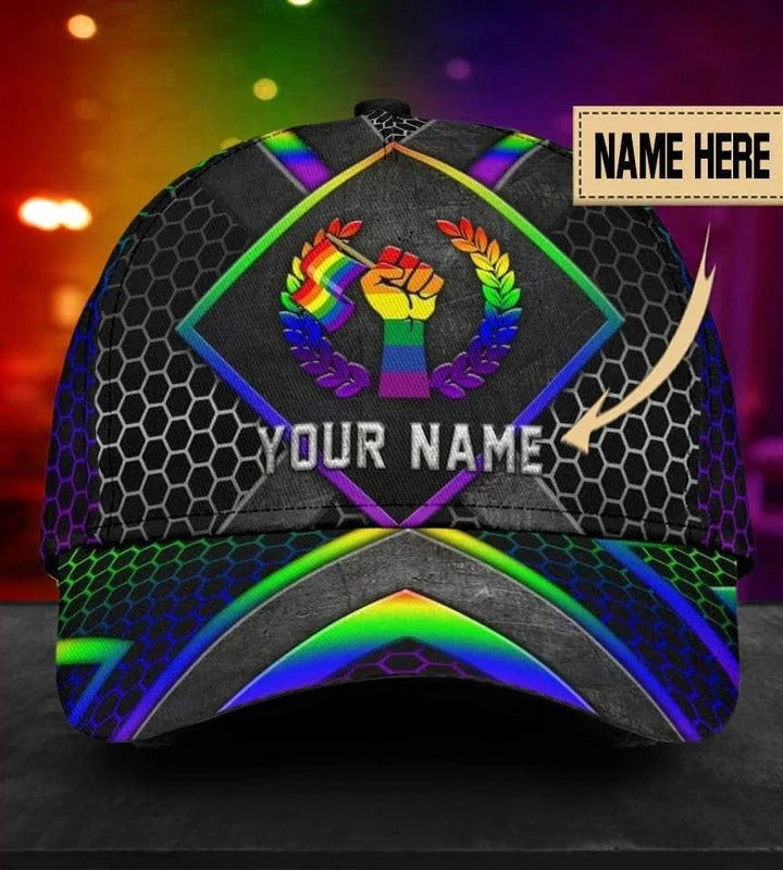 Customized Pride Baseball Cap For Lgbtq, Pastel We Are All Human Lgbt Printing 3D Baseball Cap Hat