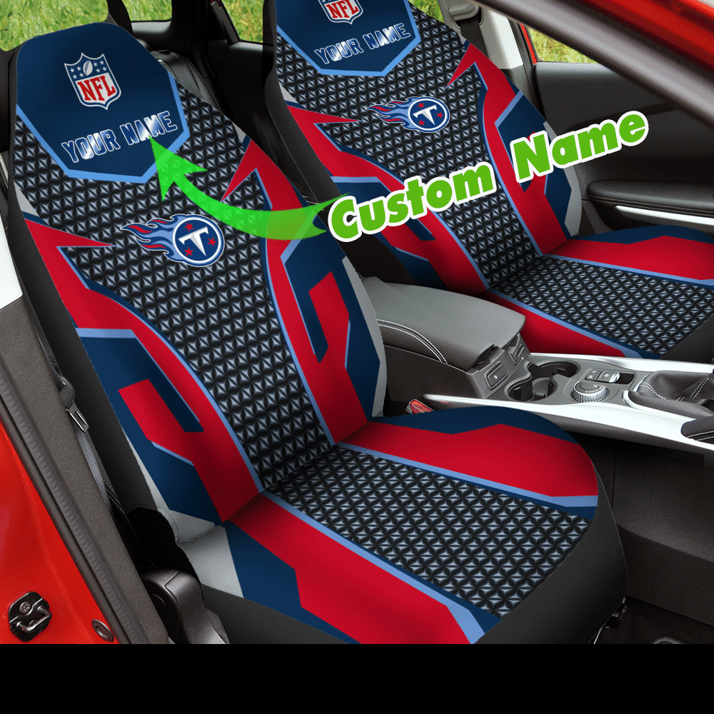 Tennessee Titans Custom Car Seat Covers (Set Of 2) -Ver All