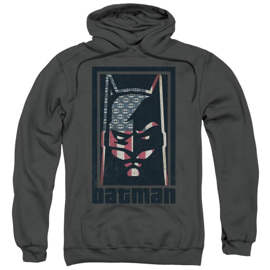 Batman American Batman Men’s Pull-Over 75 25 Poly Hoodie