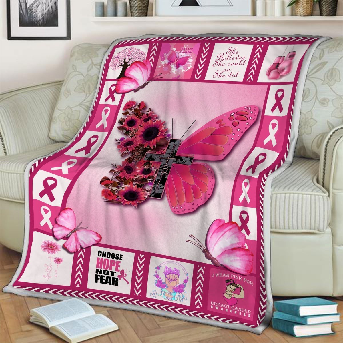 Breast Cancer Blanket