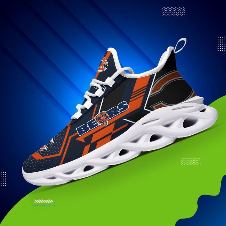 Chicago Bears Yezy Running Sneakers Art 1691