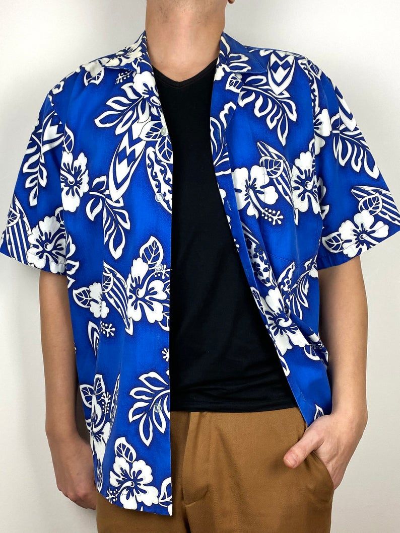 The Surfer’S Standard Blue White Unique Design Hawaiian Shirt DHC18063951