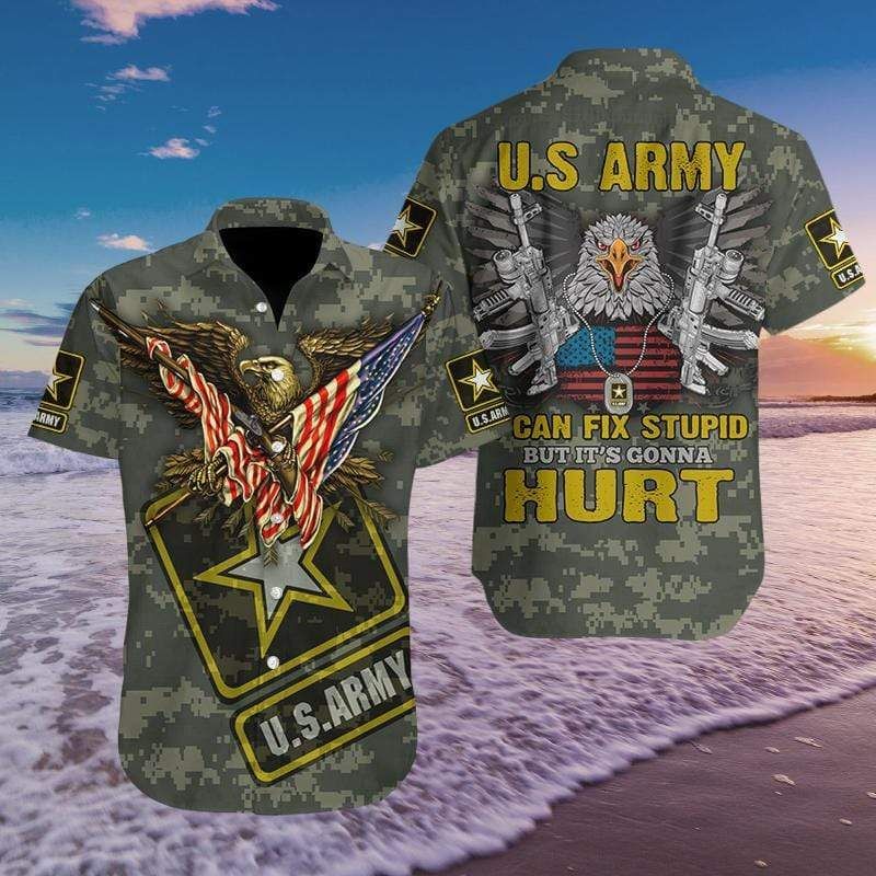 Order Hawaii Aloha Shirts Us Army Hurt Ha107089