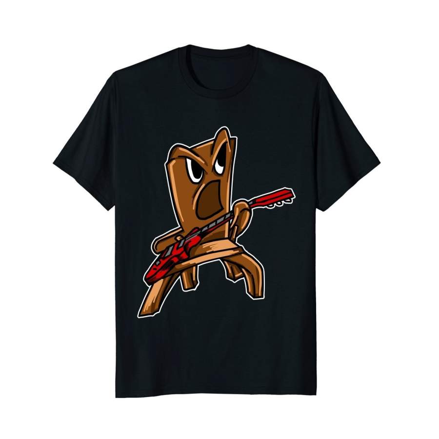 Rocking Chair Funny Musician Player Music Guitarist T-Shirt Men Graphic T-Shirt