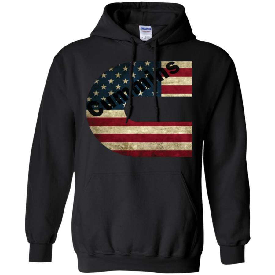 Cummins America Flag Hoodie T-Shirt