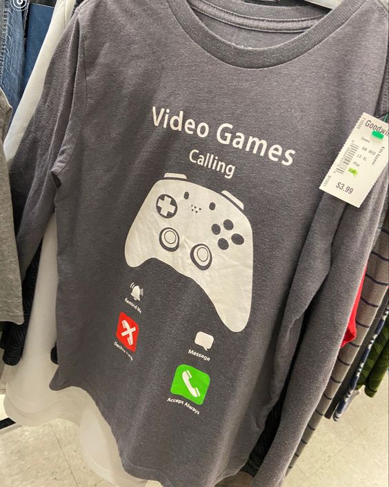 Video Games Calling T Shirt