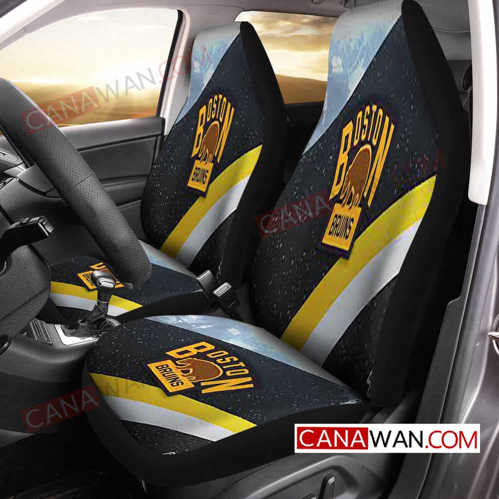 Boston Bruins Style826 3D Customized Personalized Car Seat Cover