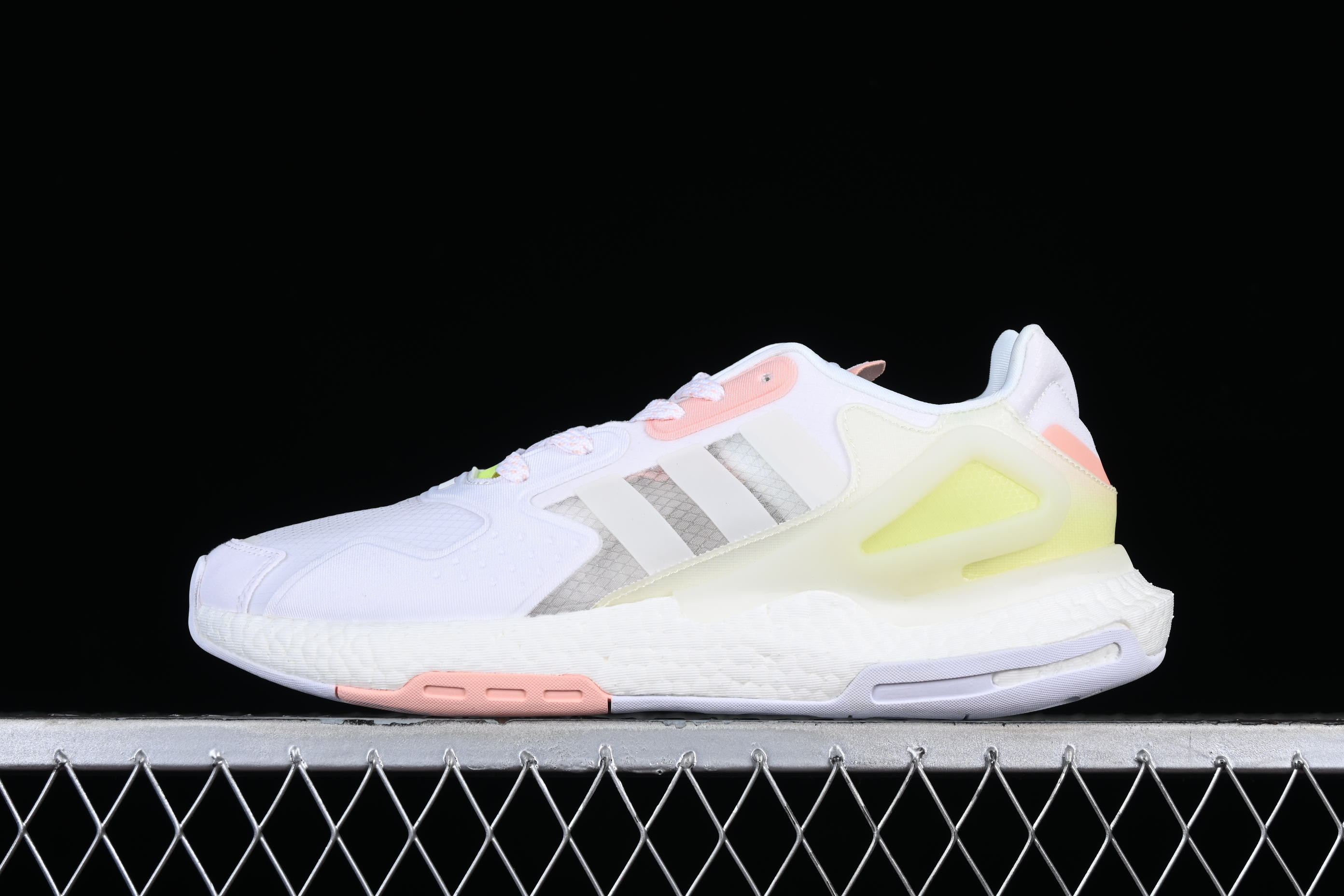 adidas Day Jogger Boost Cloud White Glow Pink Shoes Sneakers SNK732995382