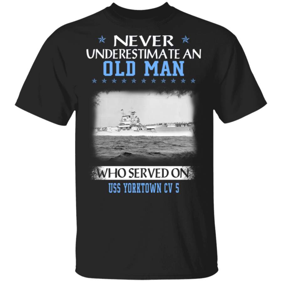 USS Yorktown CV 5 Veterans Day Christmas Gift T-Shirt