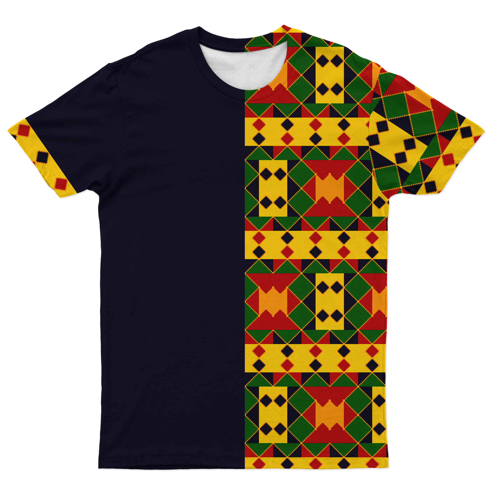 Half Kente Greeklife T-Shirt