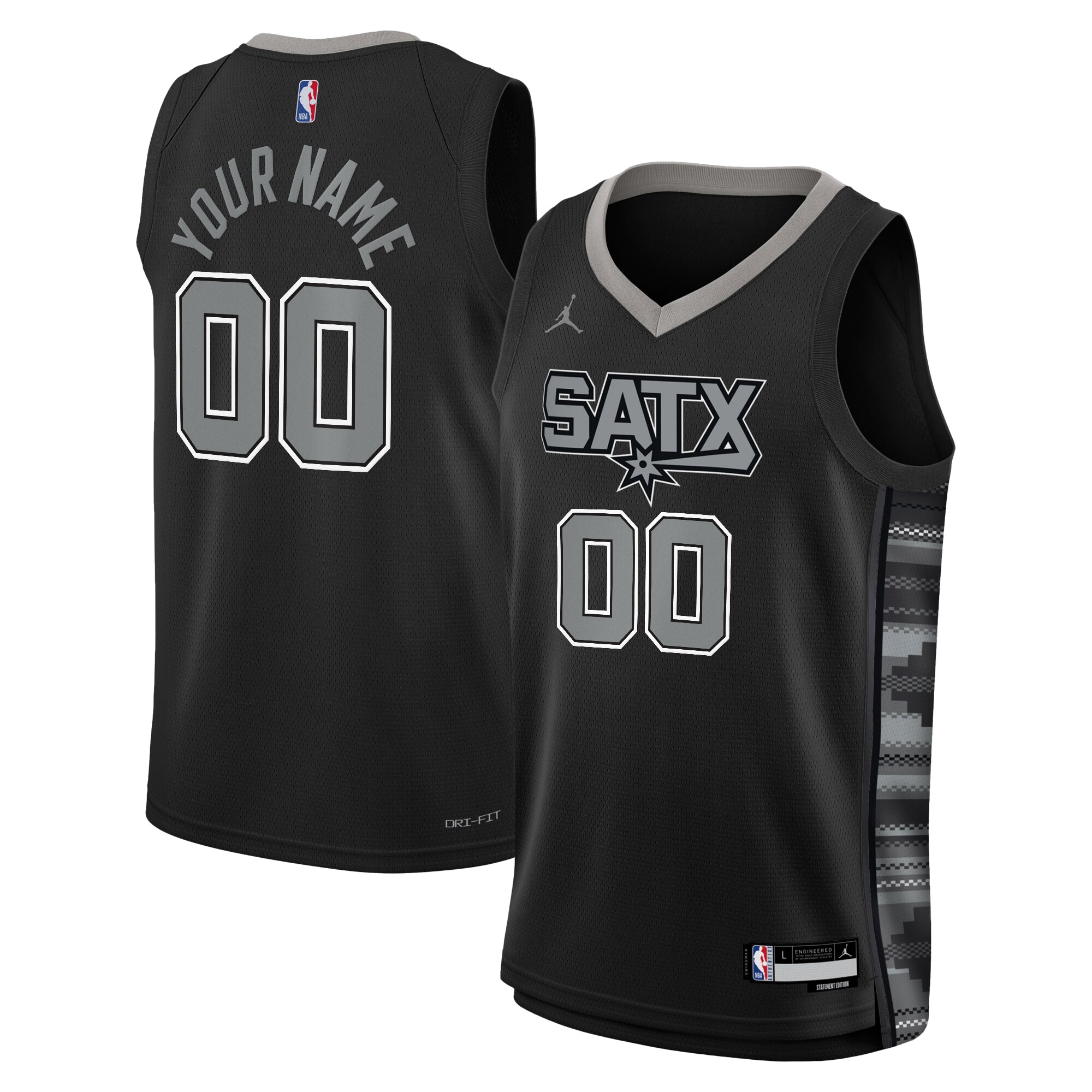 San Antonio Spurs Jordan Statement Edition Swingman Jersey – Custom – Youth