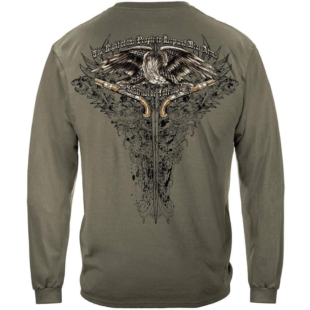 2nd Amendment Eagle Tattoo Premium Men’s Long Sleeve