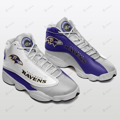 Baltimore Ravens Air Jd13 Sneakers 080 Jd13 Sneakers Personalized Shoes Design