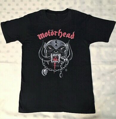 Vintage Motorhead Original  1982 Iron Fist Tour T Shirt 9732