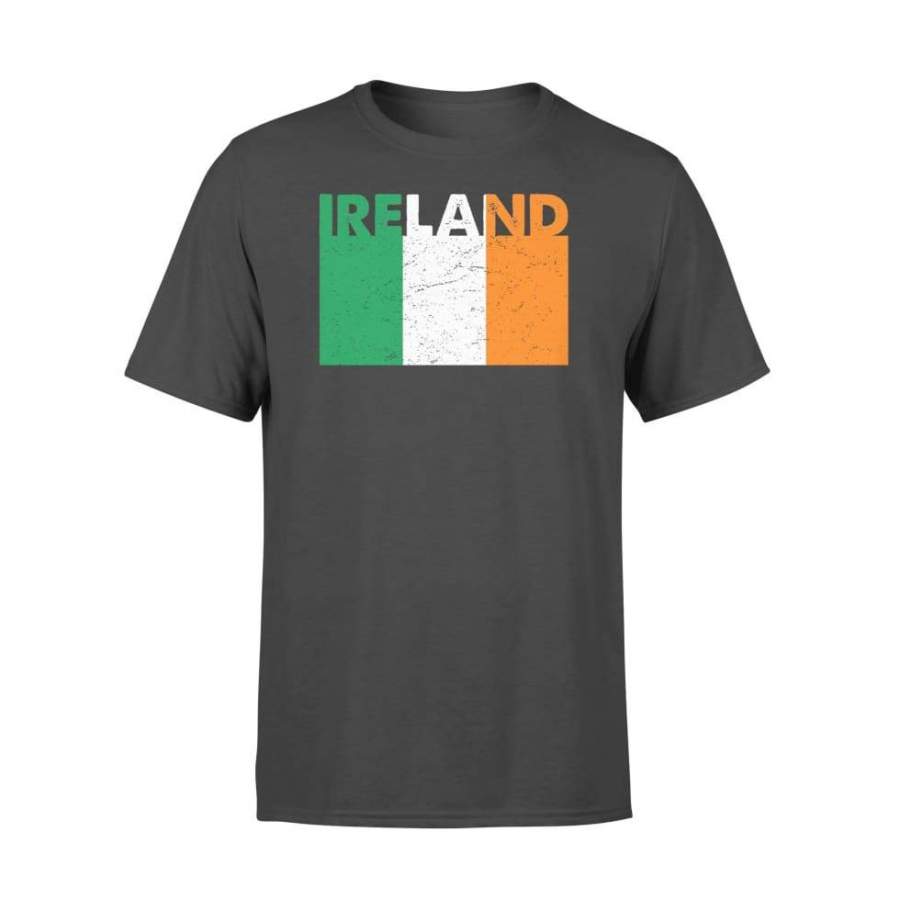 Ireland Flag Vintage Irish American Pride St Patrick’s Day – Standard T-shirt