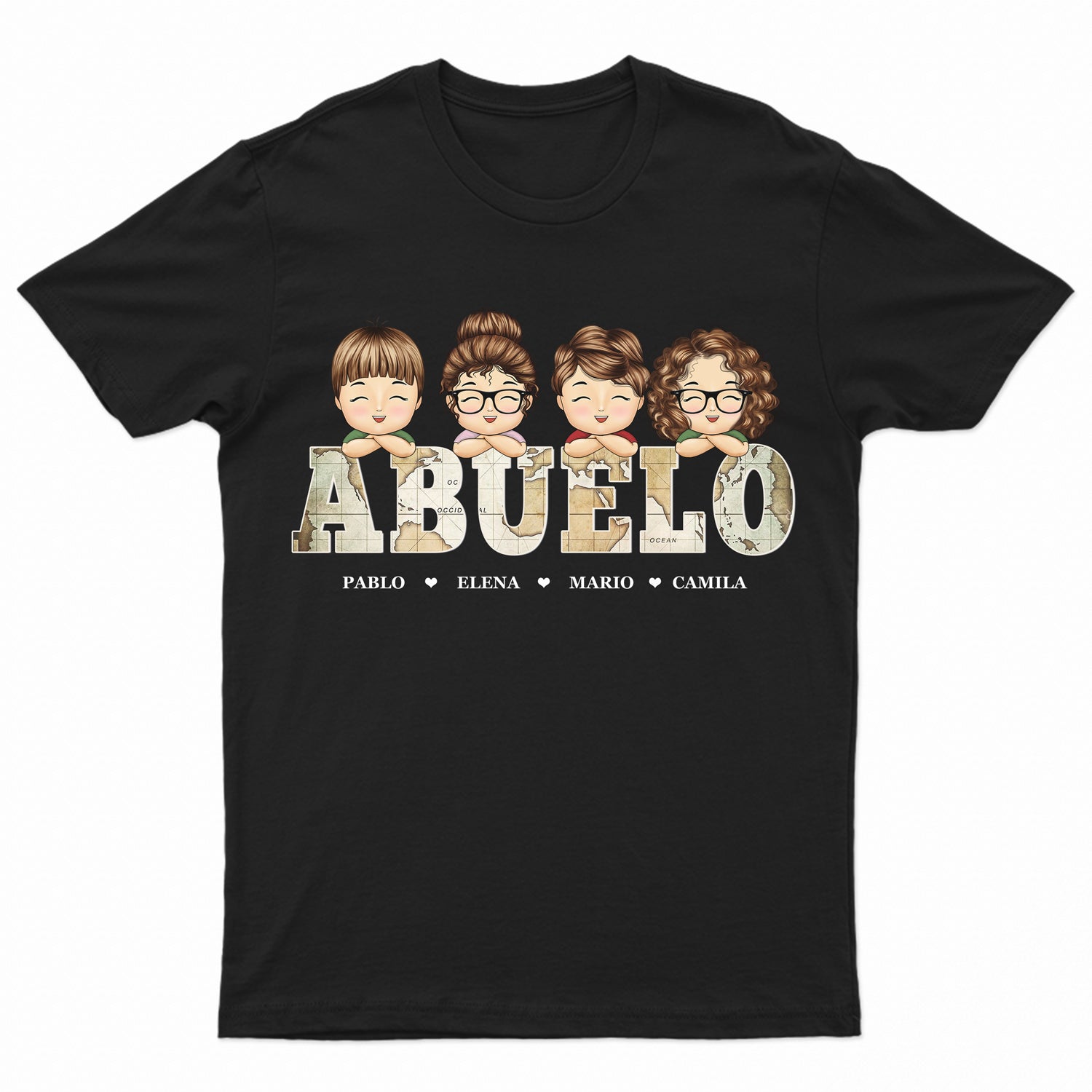 Abuelo Abuelito Tito Tata Yayo Abue Agüelo Viejo Viejito Papá – T Shirt Personalizado