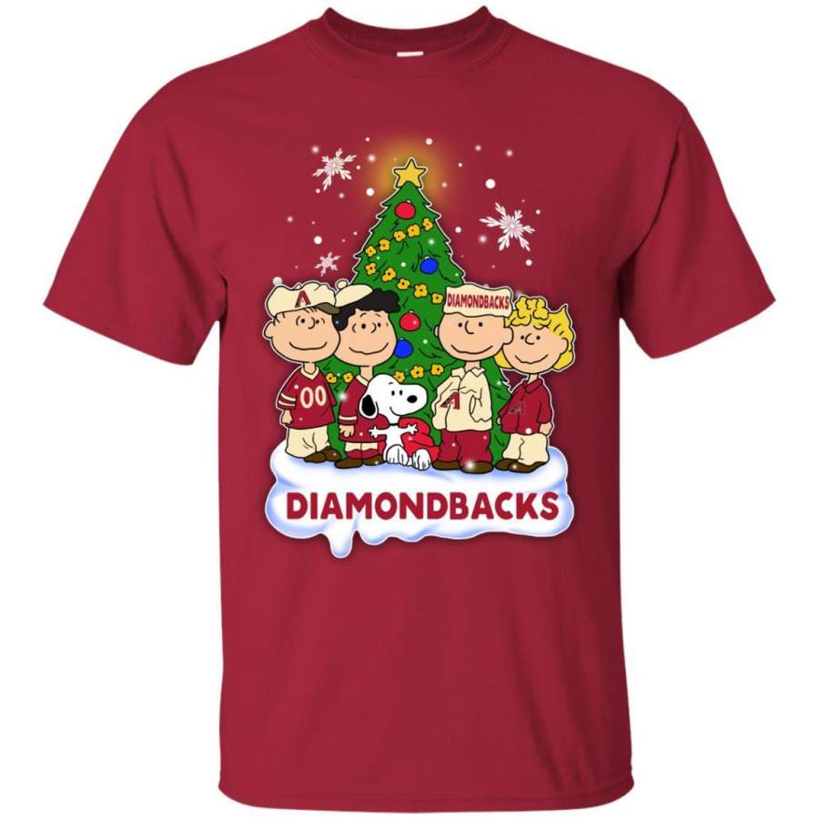 Snoopy The Peanuts Arizona Diamondbacks Christmas T Shirts