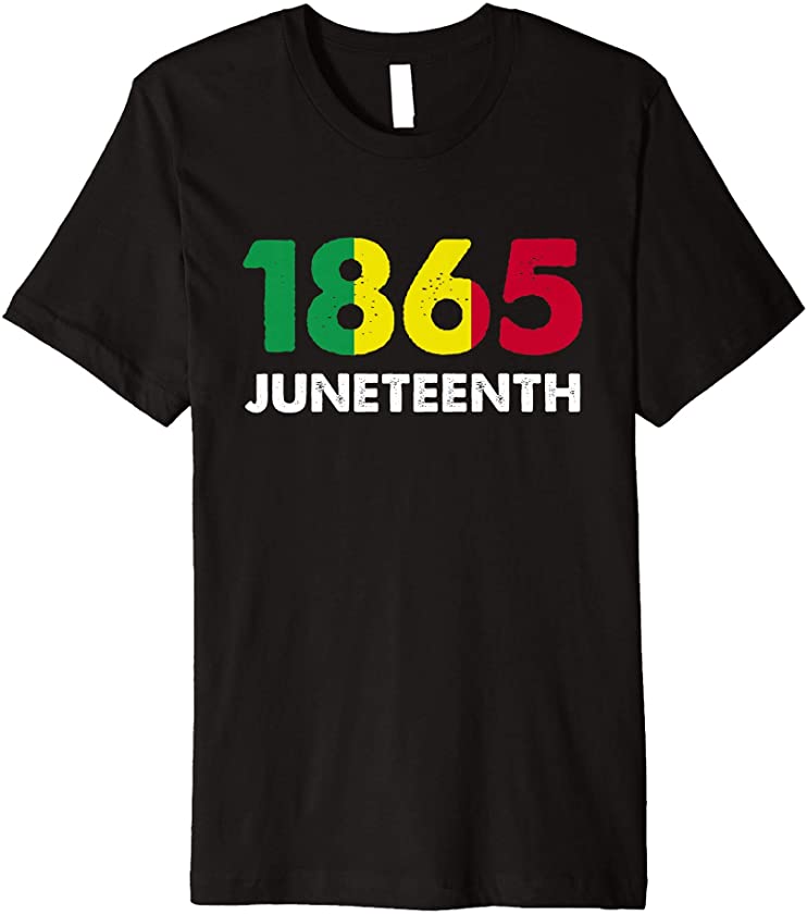 Vintage Juneteenth 1865 Dashiki African Roots American Grown Premium T-Shirt