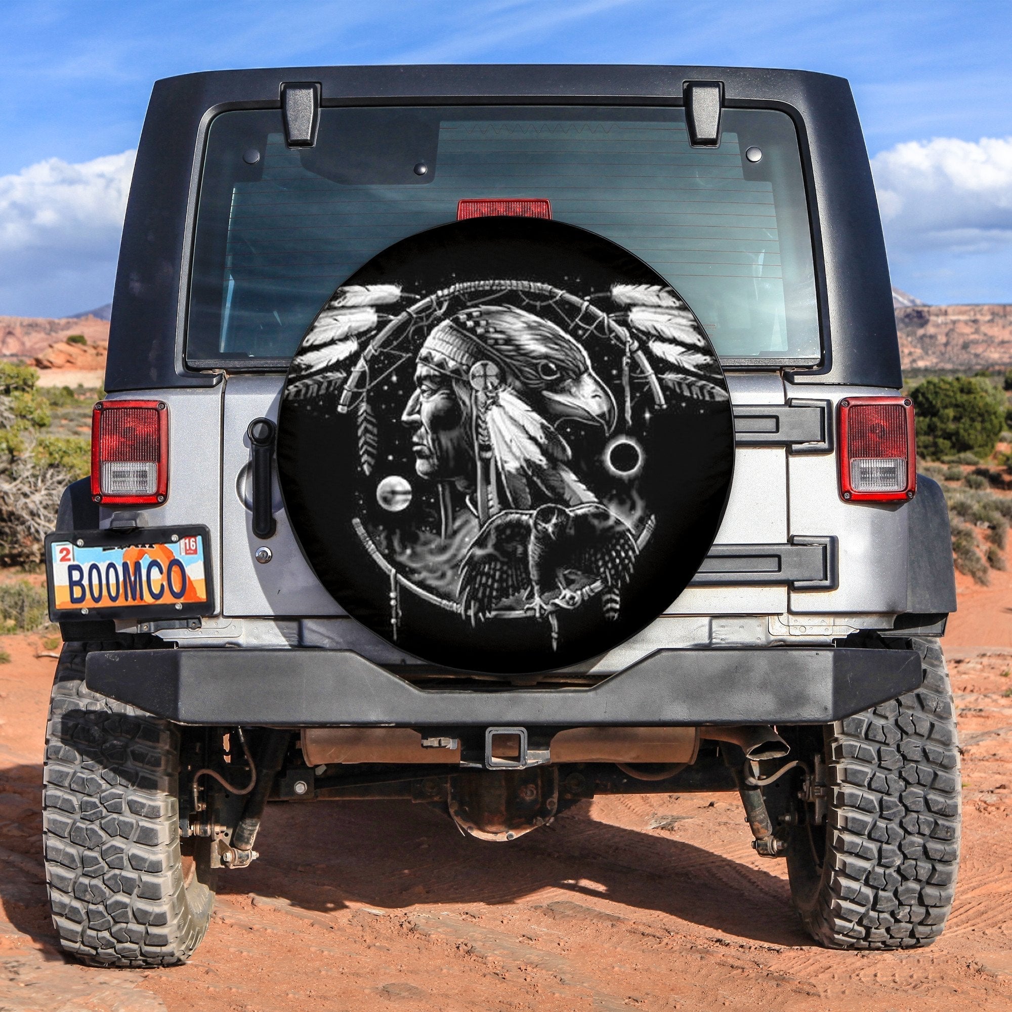 Jeep Native American Spare Tire Cover No.9 Lt6