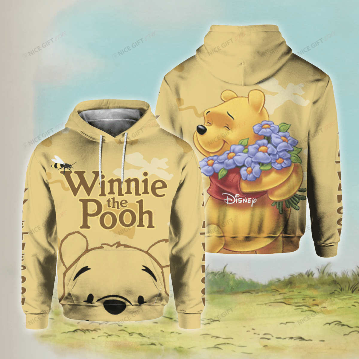 Winnie The Pooh Hoodie 3D 3Ho-S9L3