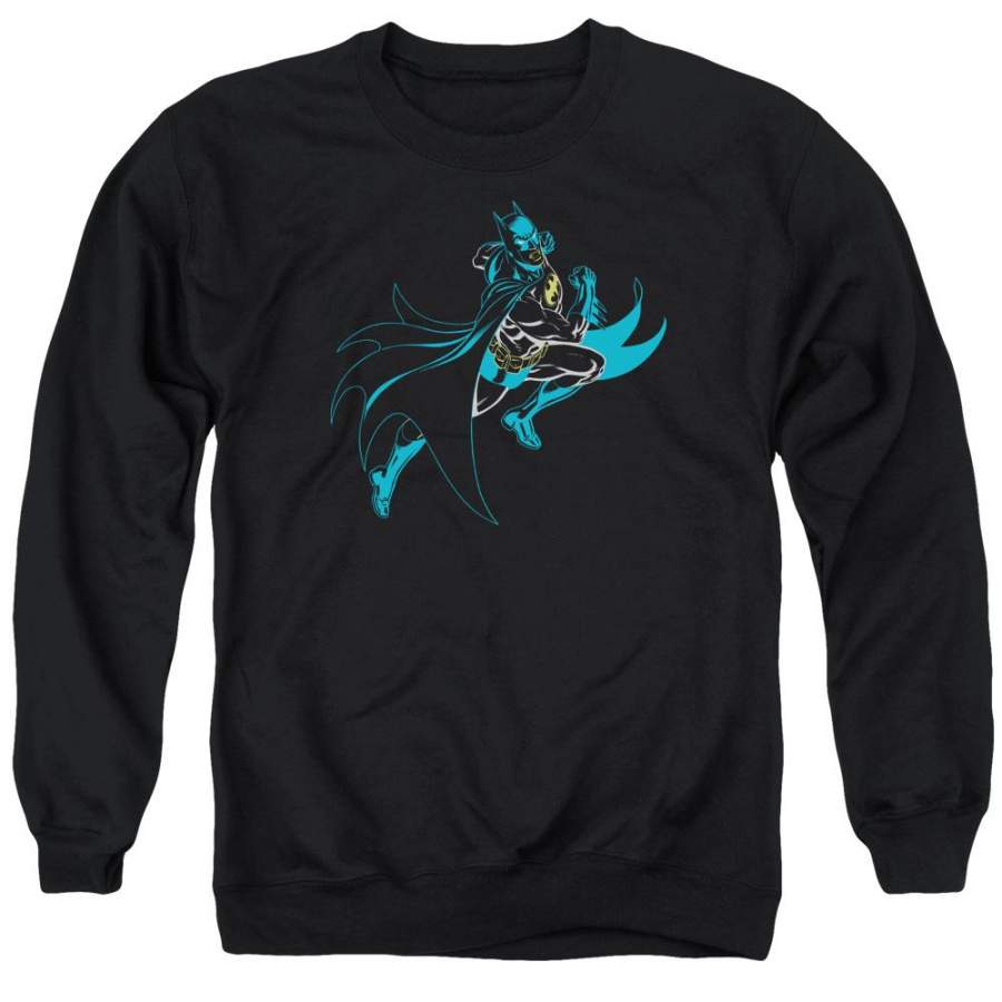 Batman – Neon Batman Adult Crewneck Sweatshirt