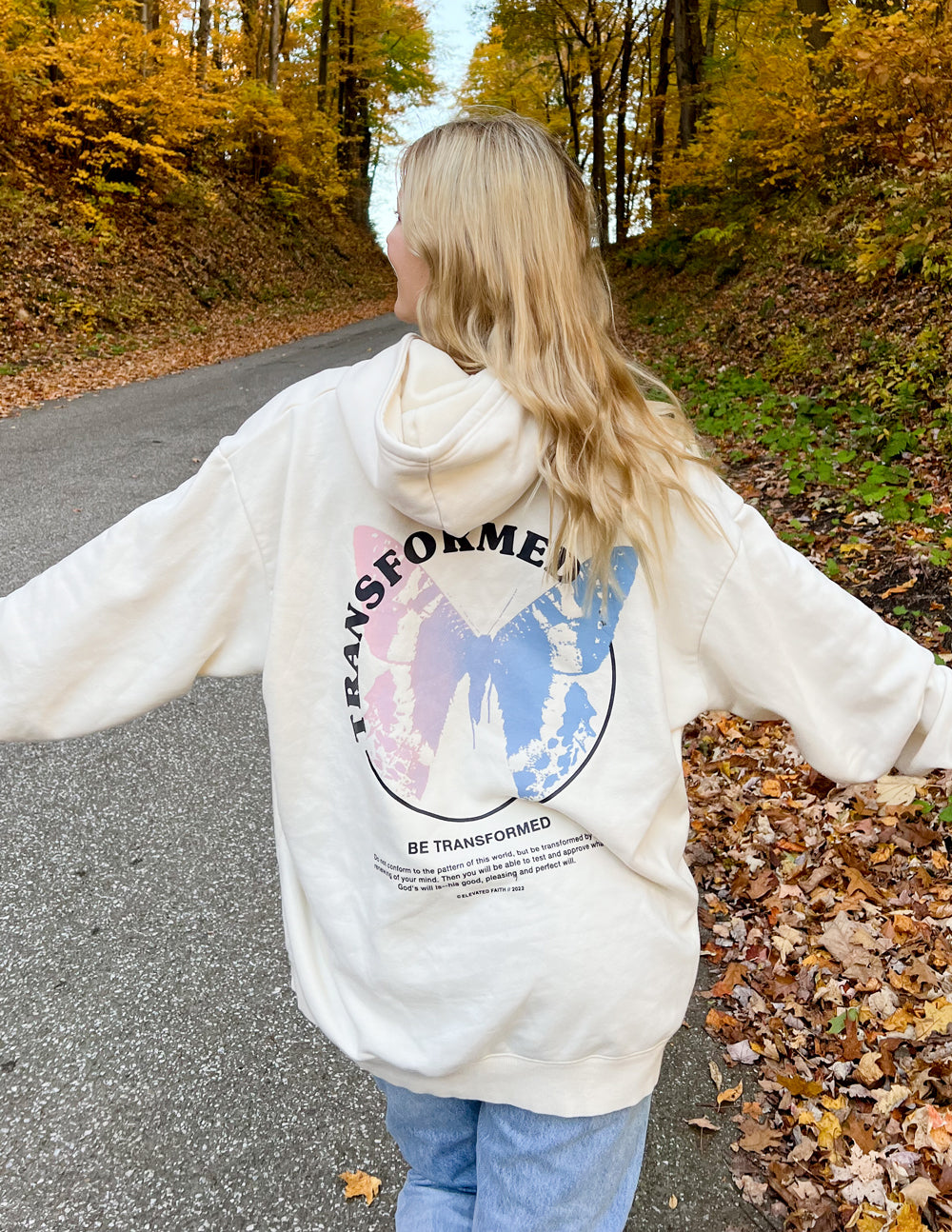 Transformed Cream Unisex Hoodie