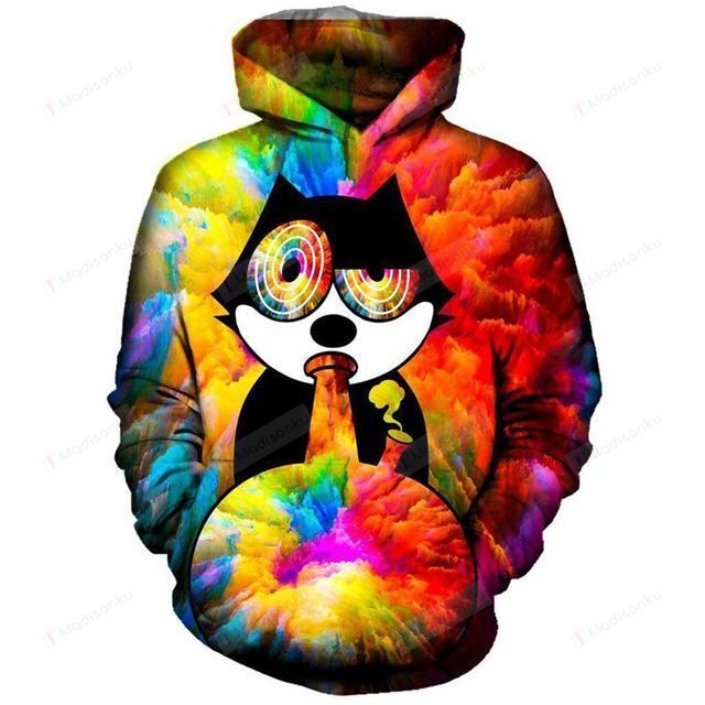 Animal Cat 3D All Over Print Hoodie, Zip-Up Hoodie