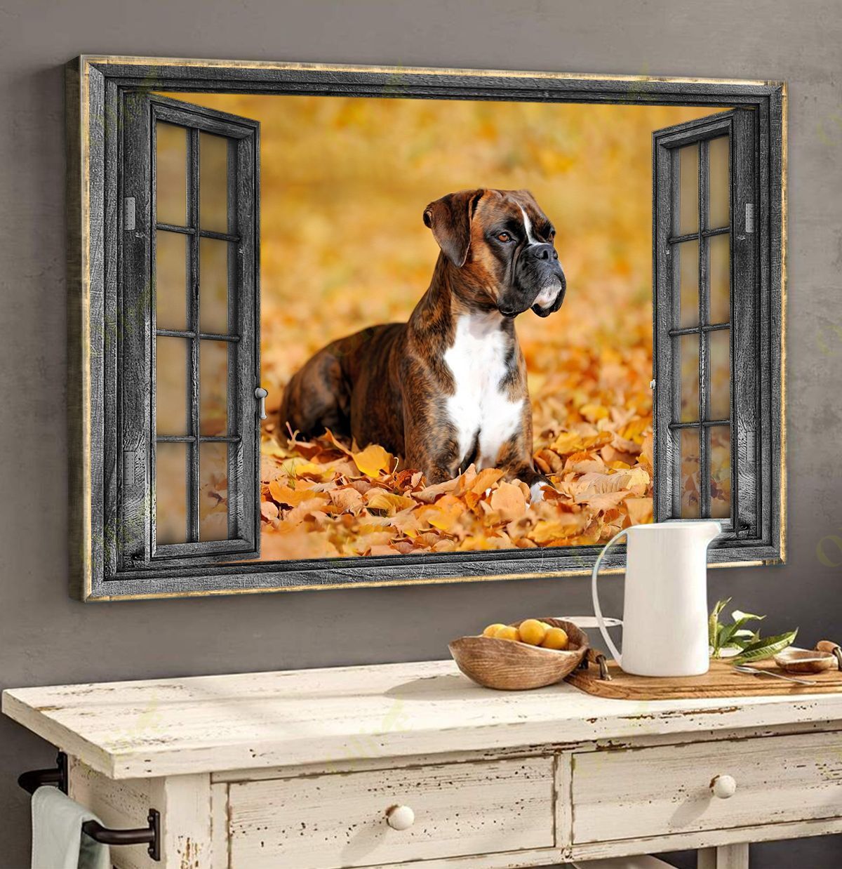 Boxer – Through The Windows Canvas Wall Art Home Decor