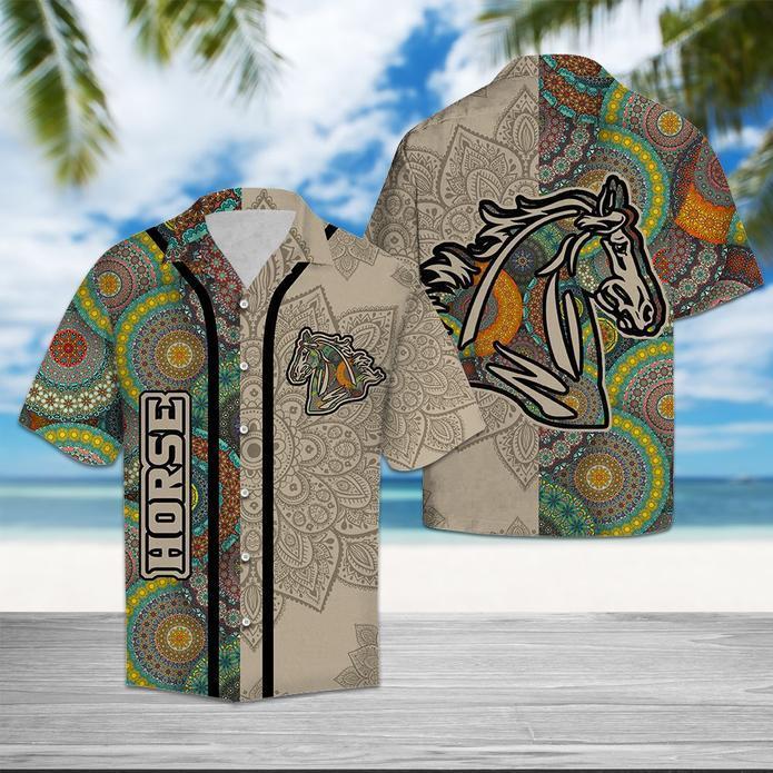 Horse Mandala Hawaii Shirt For Men Women Adult Ha98434