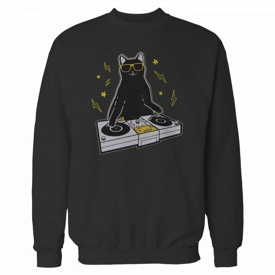 Cat Dj Unisex Kids’ Toddler Sweatshirt