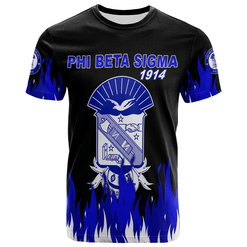 Fraternity Tshirt – Phi Beta Sigma Fire Version Tshirt