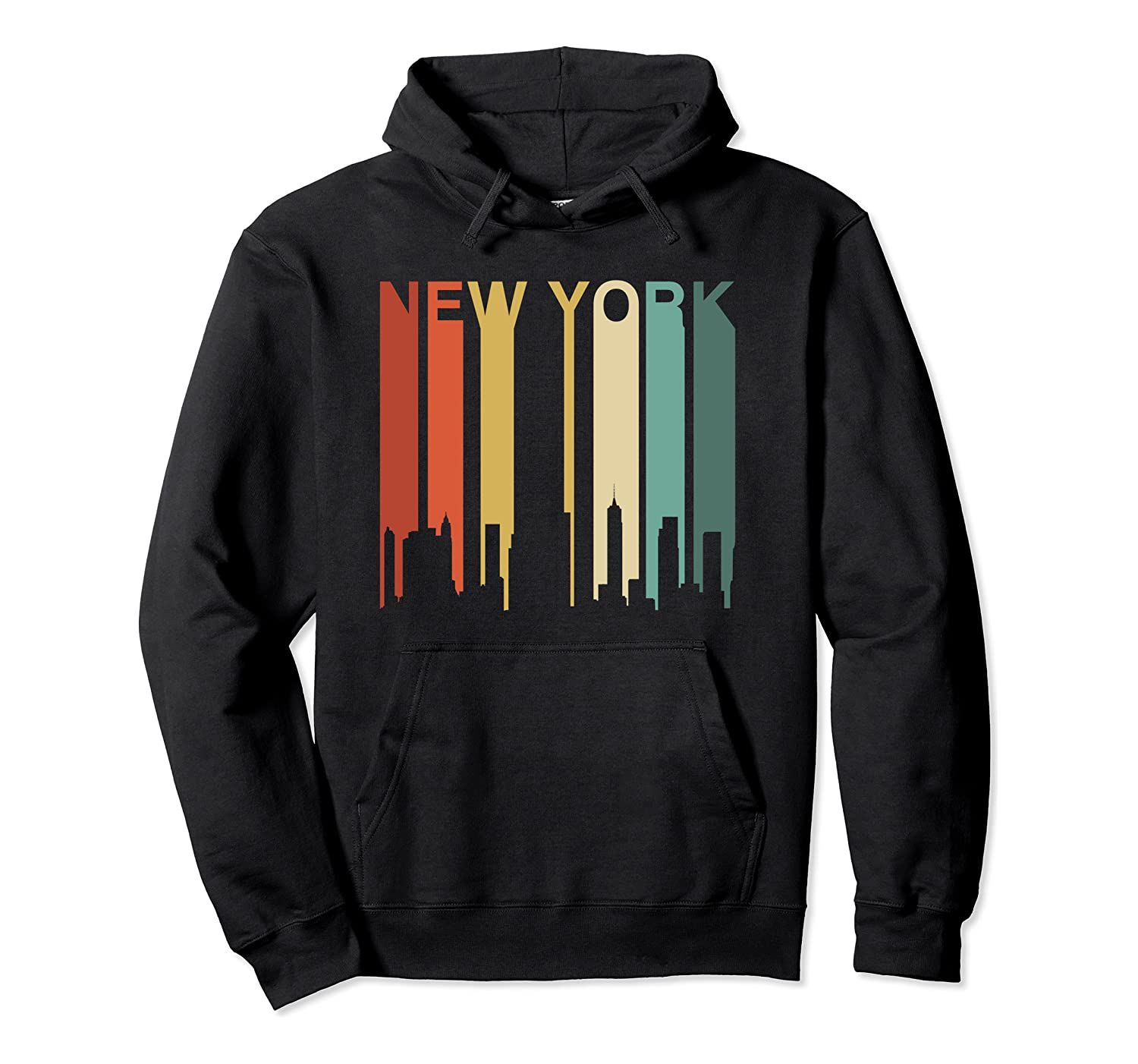 Retro New York Vintage City Urban Skyline NYC NY Architect Pullover Hoodie, T-Shirt, Sweatshirt, Tank Top, Racerback, Dolman