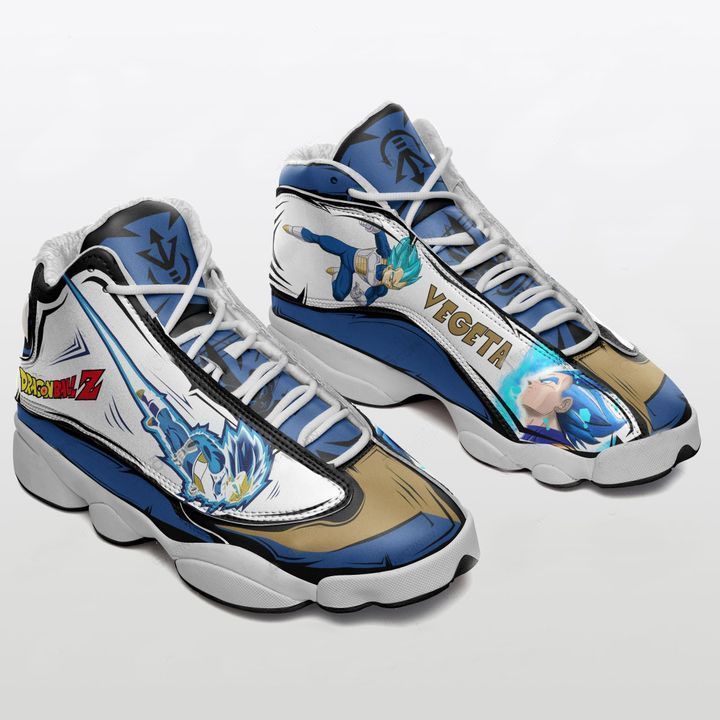 Dragon Ball Z: Vegeta Blue Air Jordan 13 Shoes Sport Sneakers