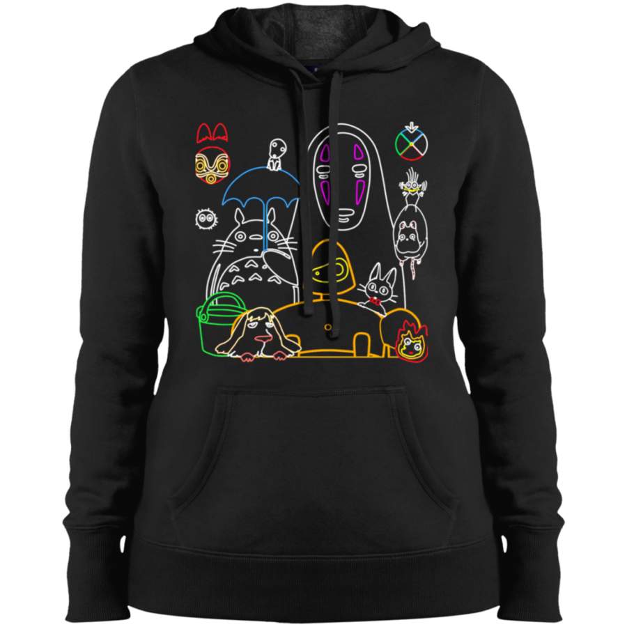 AGR Ghibli mix v2 Ladies’ Pullover Hooded Sweatshirt