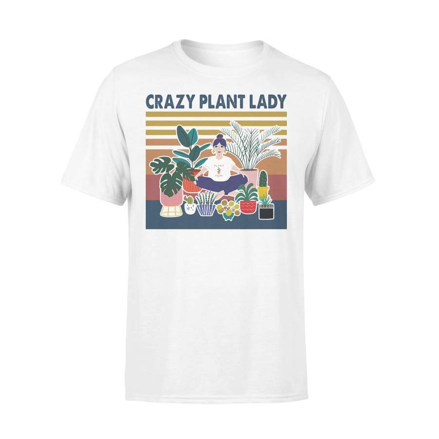 Garden Crazy Plant Lady Vintage Retro T-shirt