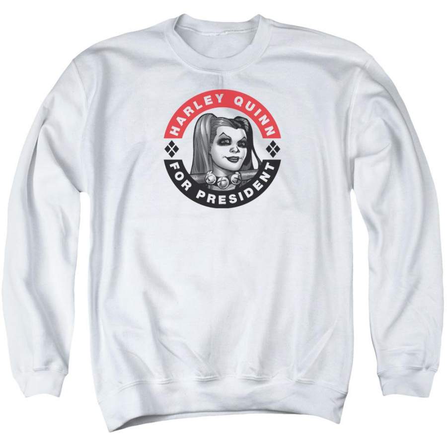 Batman – Harley President Circle Adult Crewneck Sweatshirt